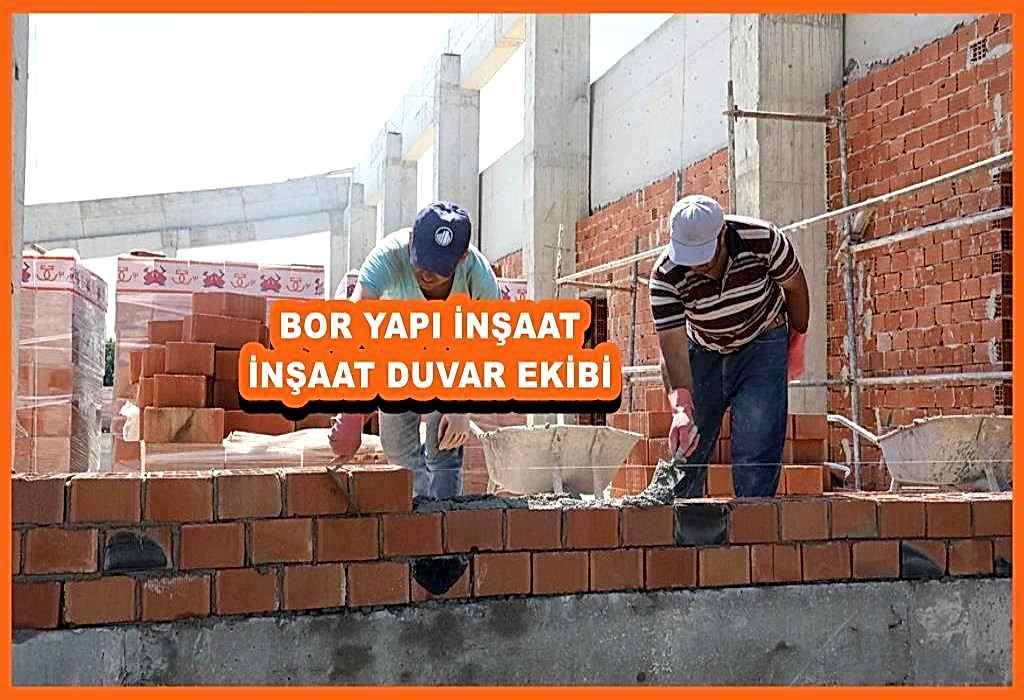 İNŞAAT DUVAR EKİBİ
